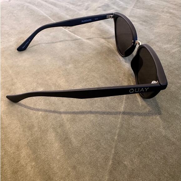 Quay Australia Rumours Cat-Eye Black Sunglasses - Picture 4 of 8